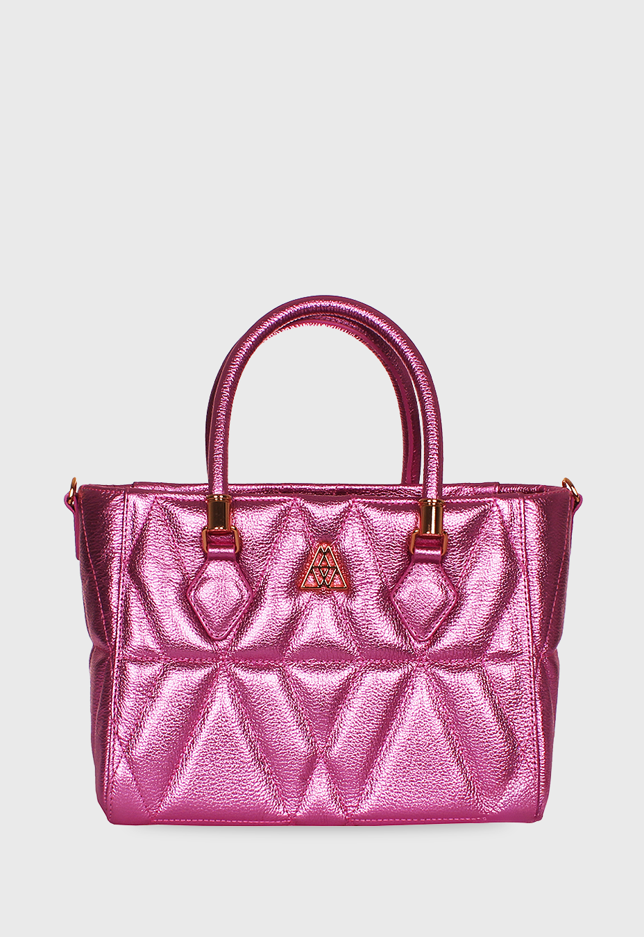 Bolsa Queen Média Tutti Frutti Metalizado