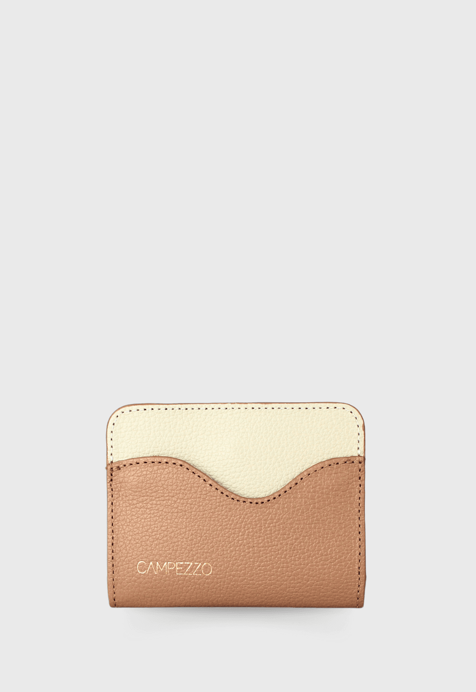 Carteira Claire Off White com Areia