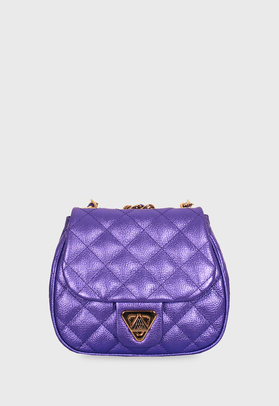 Bolsa Marilyn Petit Violeta Metalizado 