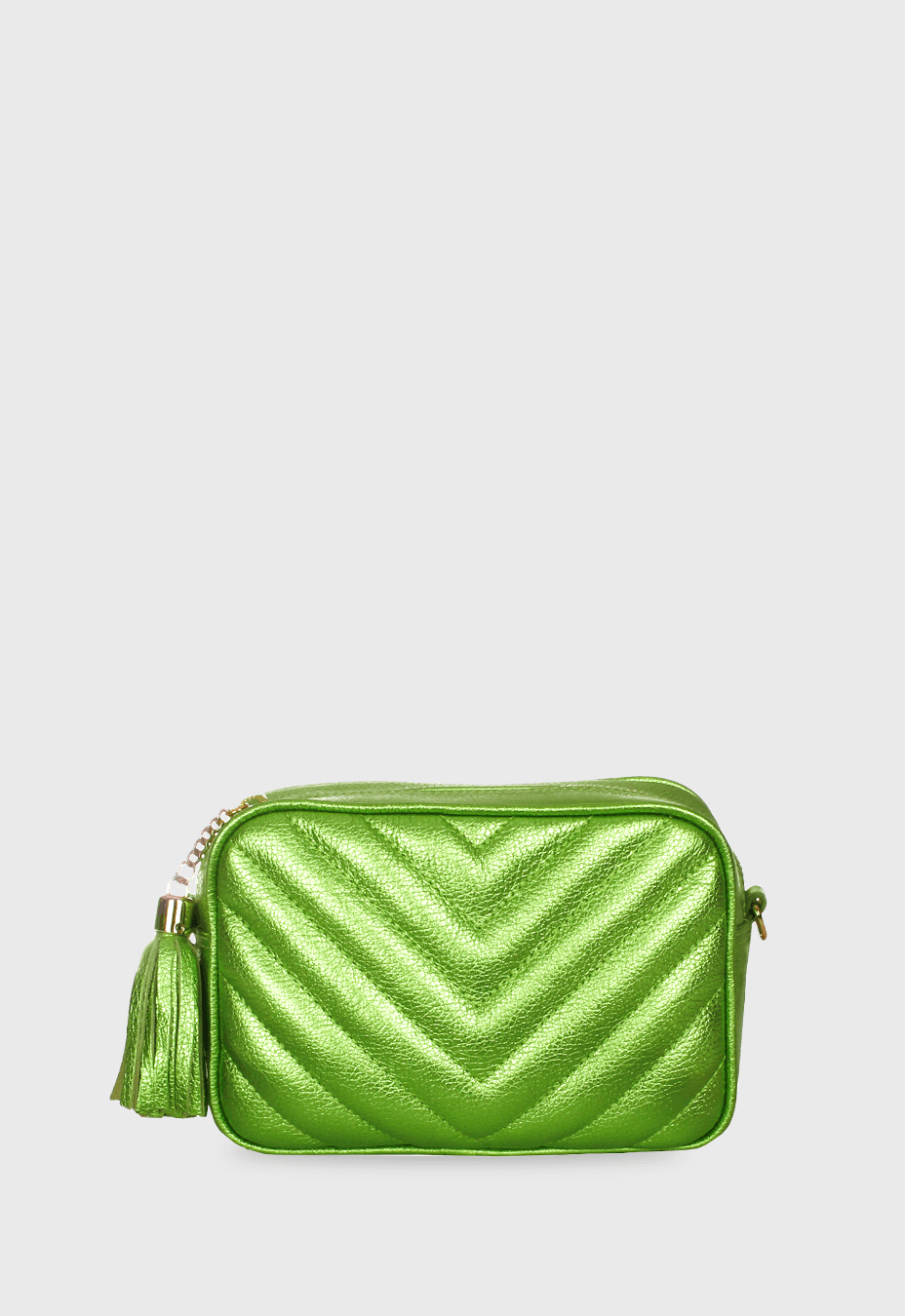 Bolsa Mini Lobby Lima Metalizado