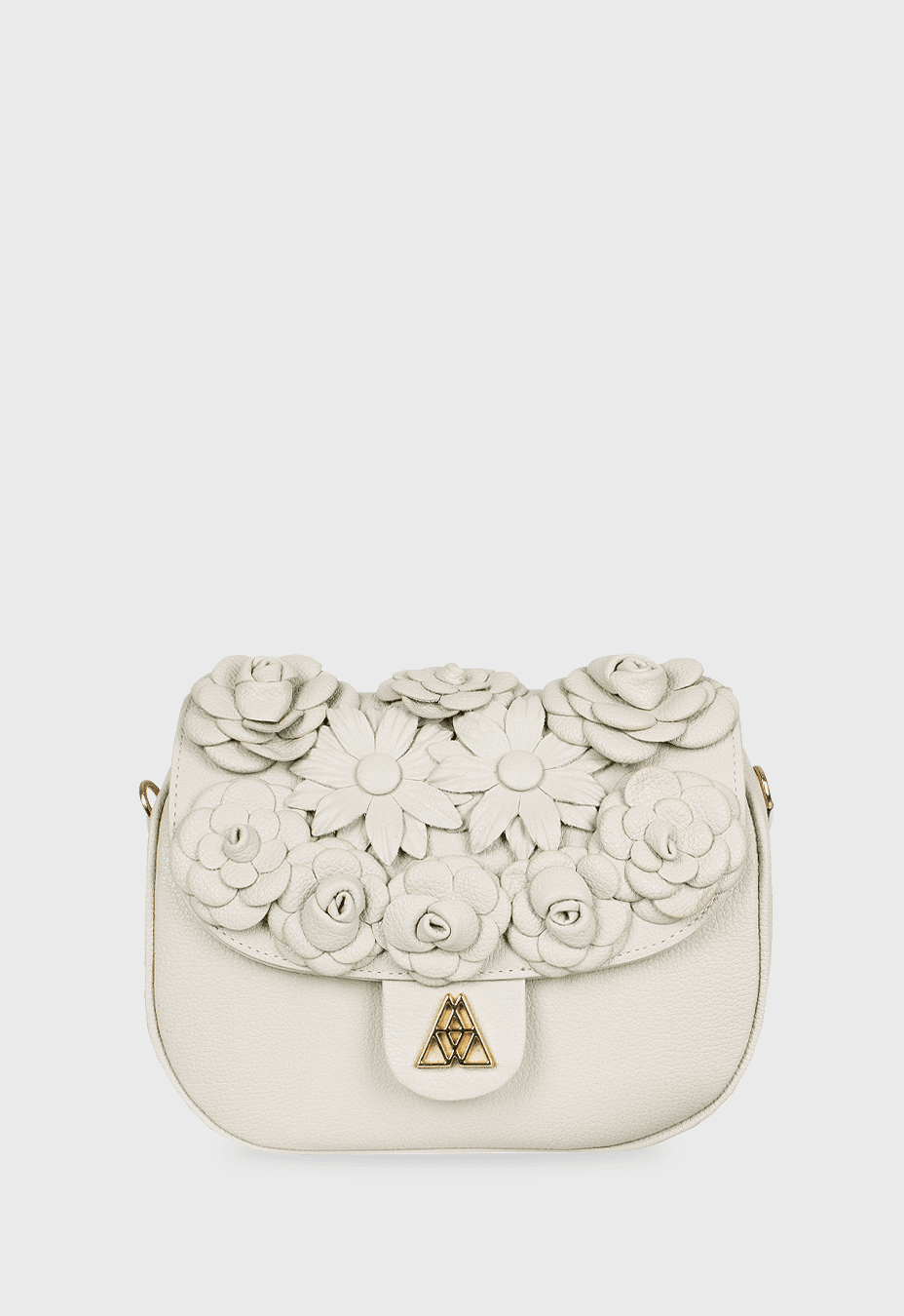 Bolsa Andy Flowers Off White| Sob Encomenda