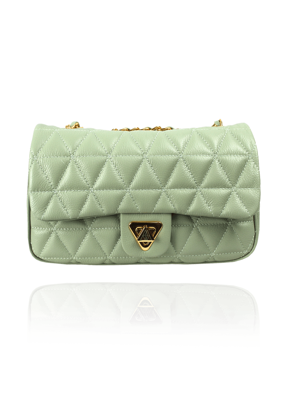 Bolsa Nina Petit Couro Pistache