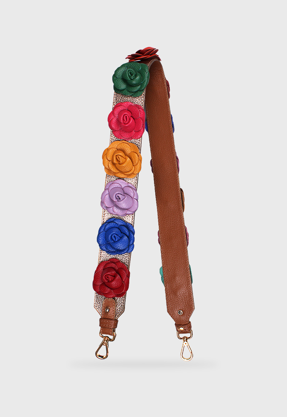 Alça Flowers Ouro Colors