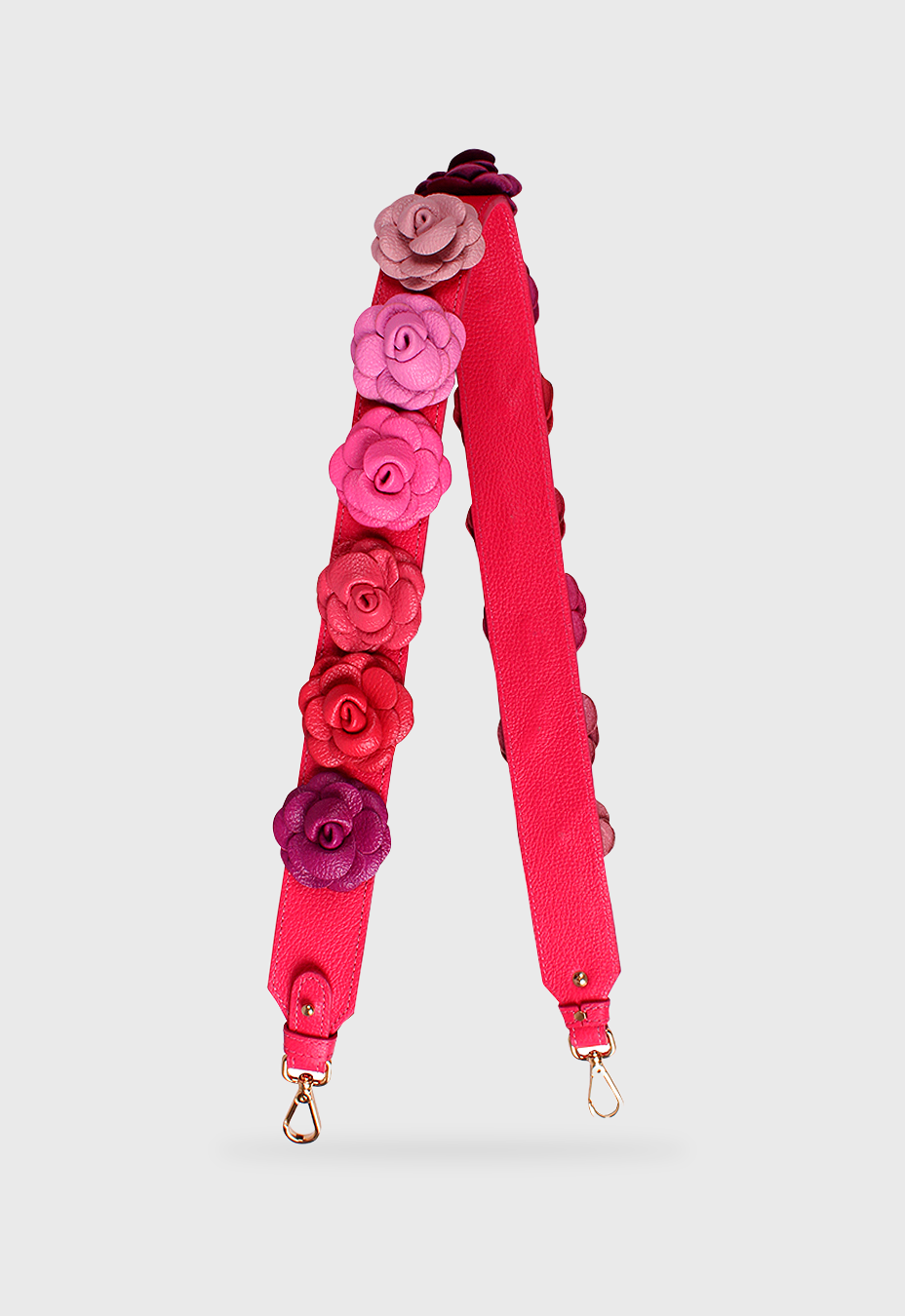 Alça Flowers Tons de Rosa 