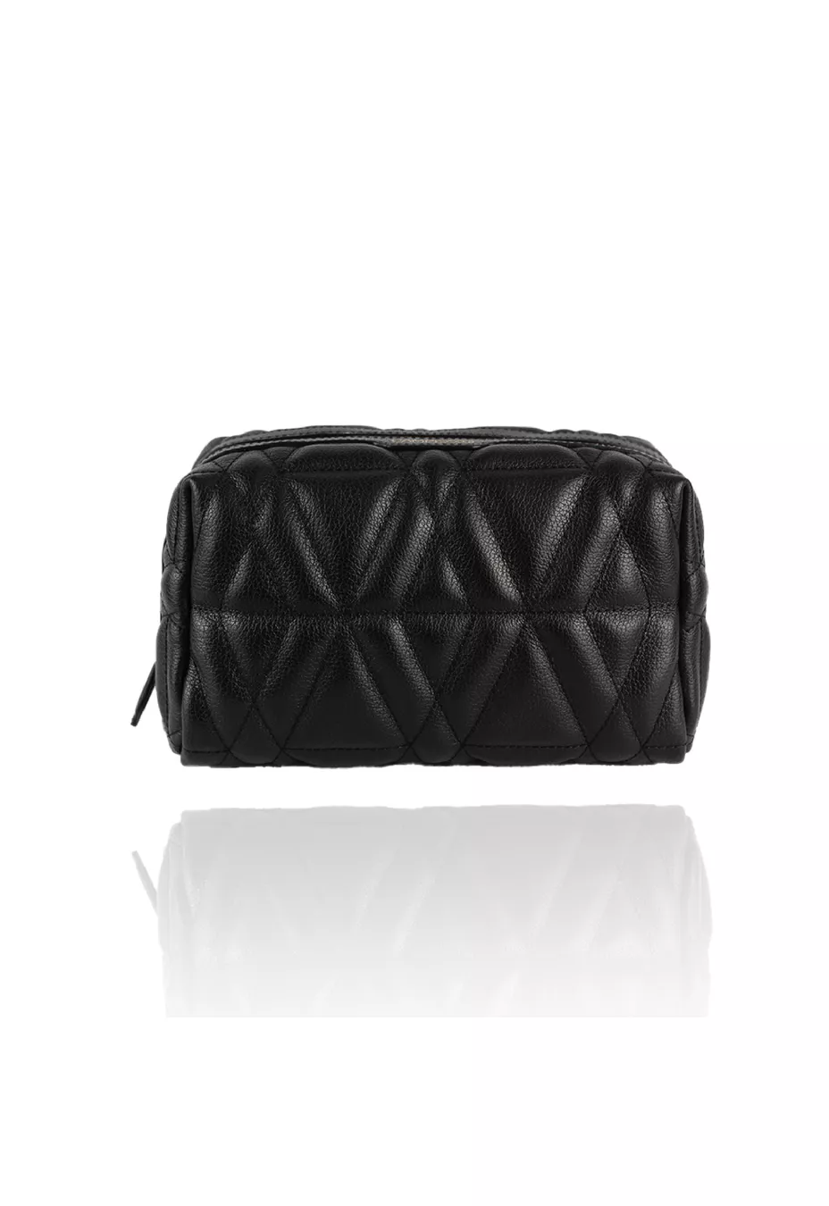 Necessaire Blush Grande Couro Preto