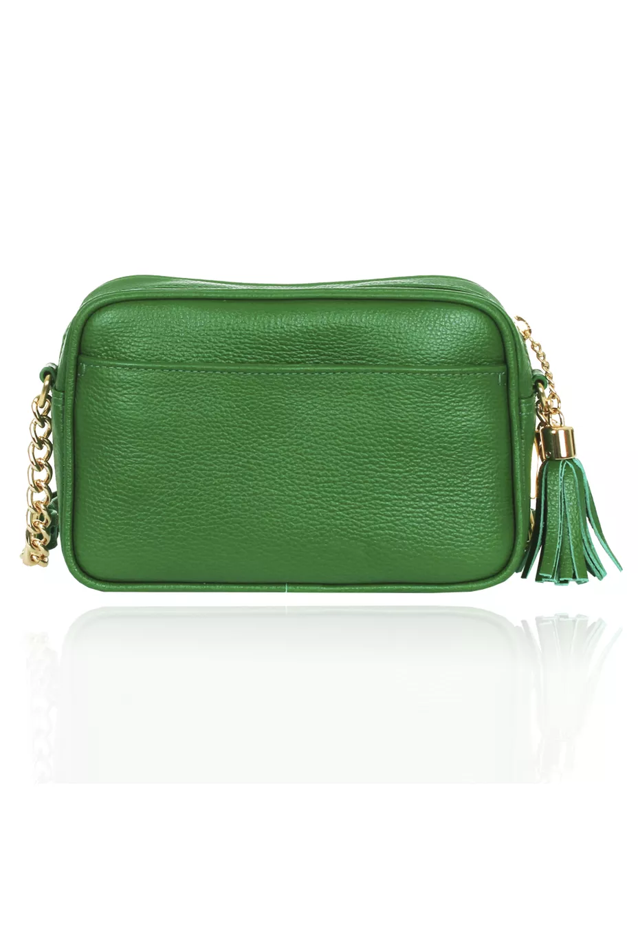 Bolsa Mini Lobby Couro Verde Bandeira | CAMPEZZO