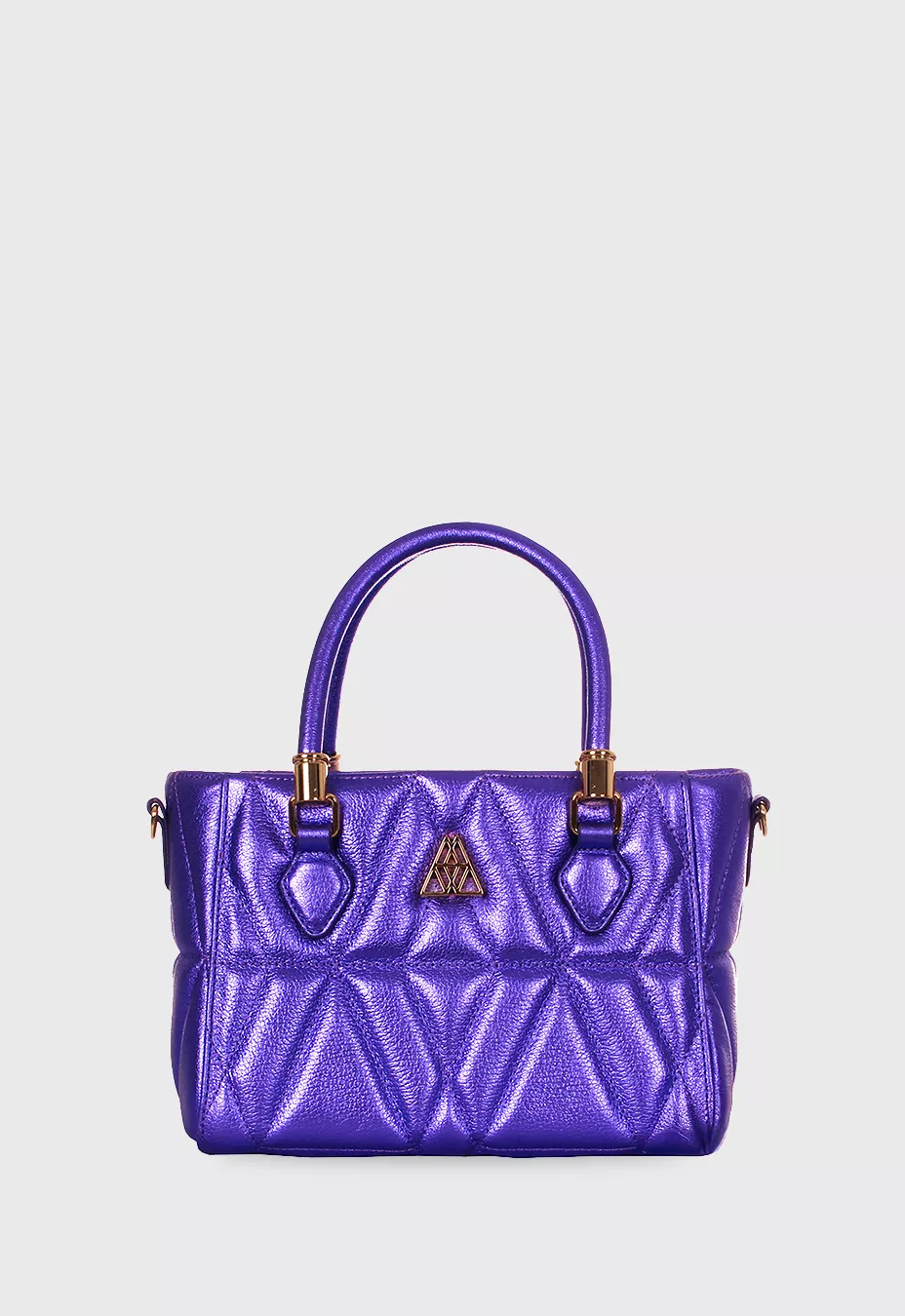 Bolsa Queen Petit Violeta Metalizado