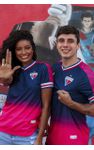 Camisa Feminina Outubro Rosa 2023 Fortaleza Azul E Rosa Volt