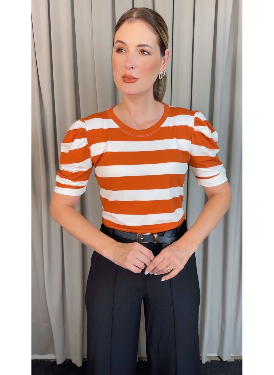 T-shirt Feminina Manga Princesa - L... - D'Menina