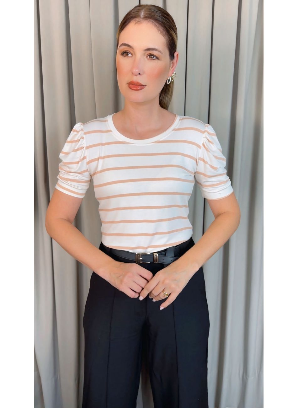 T-shirt Feminina Manga Princesa - L... - D'Menina