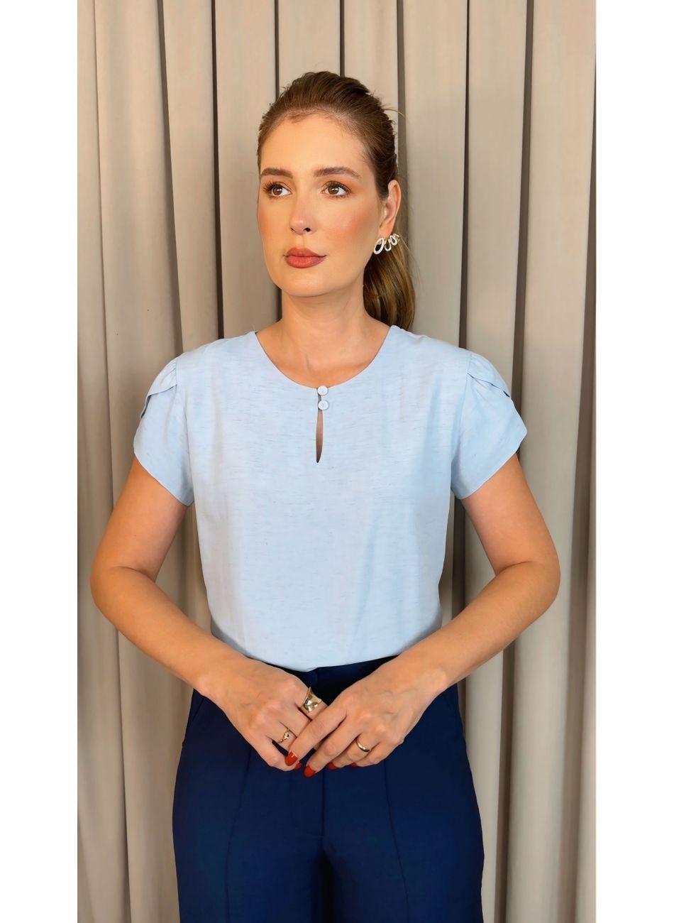 Blusa Feminina Delicada Manguinha -... - D'Menina