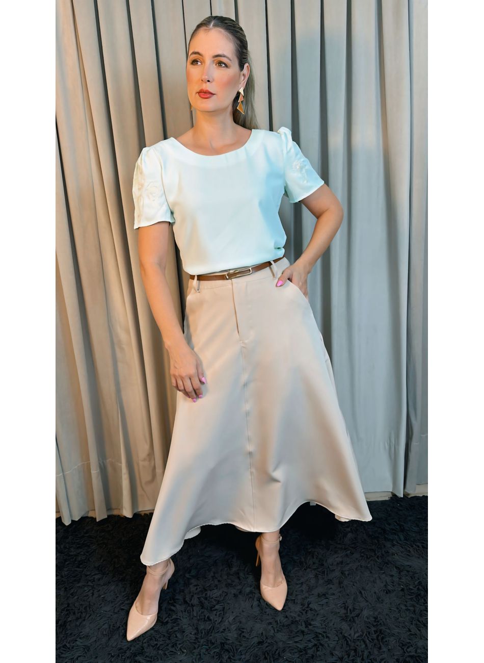 Saia Feminina Alfaiatia Acompanha o... - D'Menina