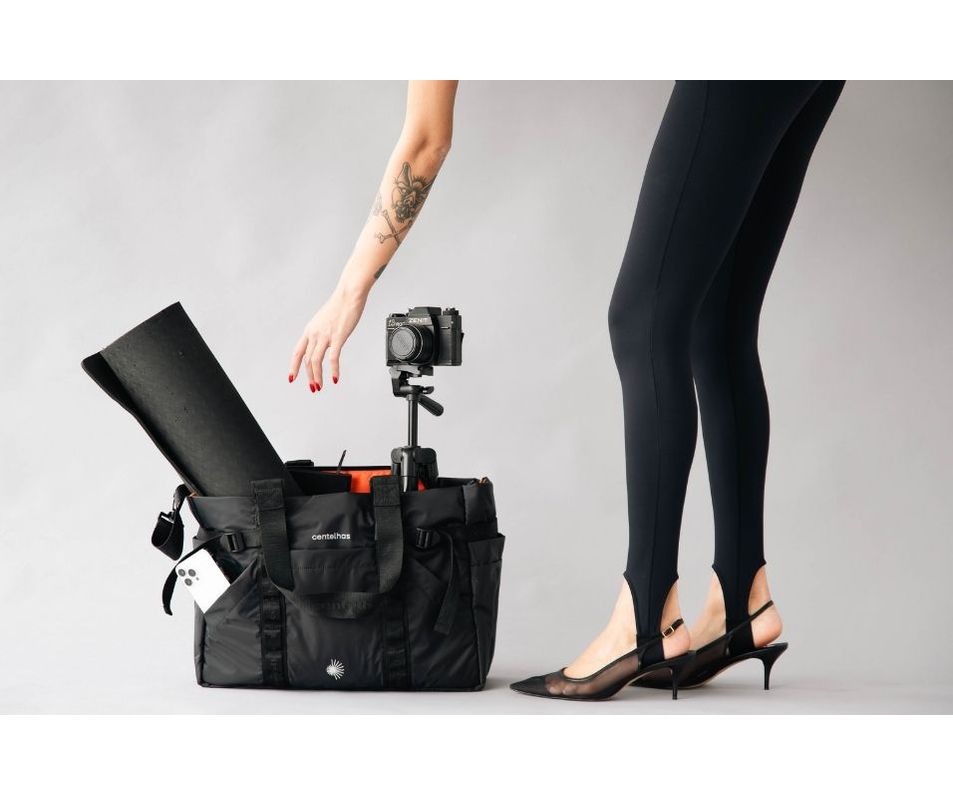 açu preta - tote, tiracolo e mochila