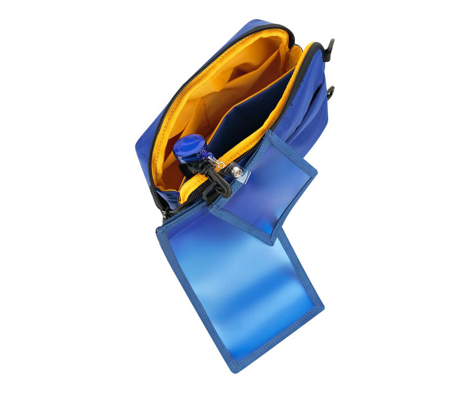 bloco azul - bolsa e pochete