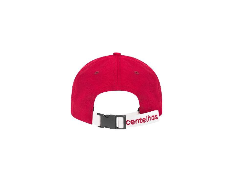 boné centelhas vermelho