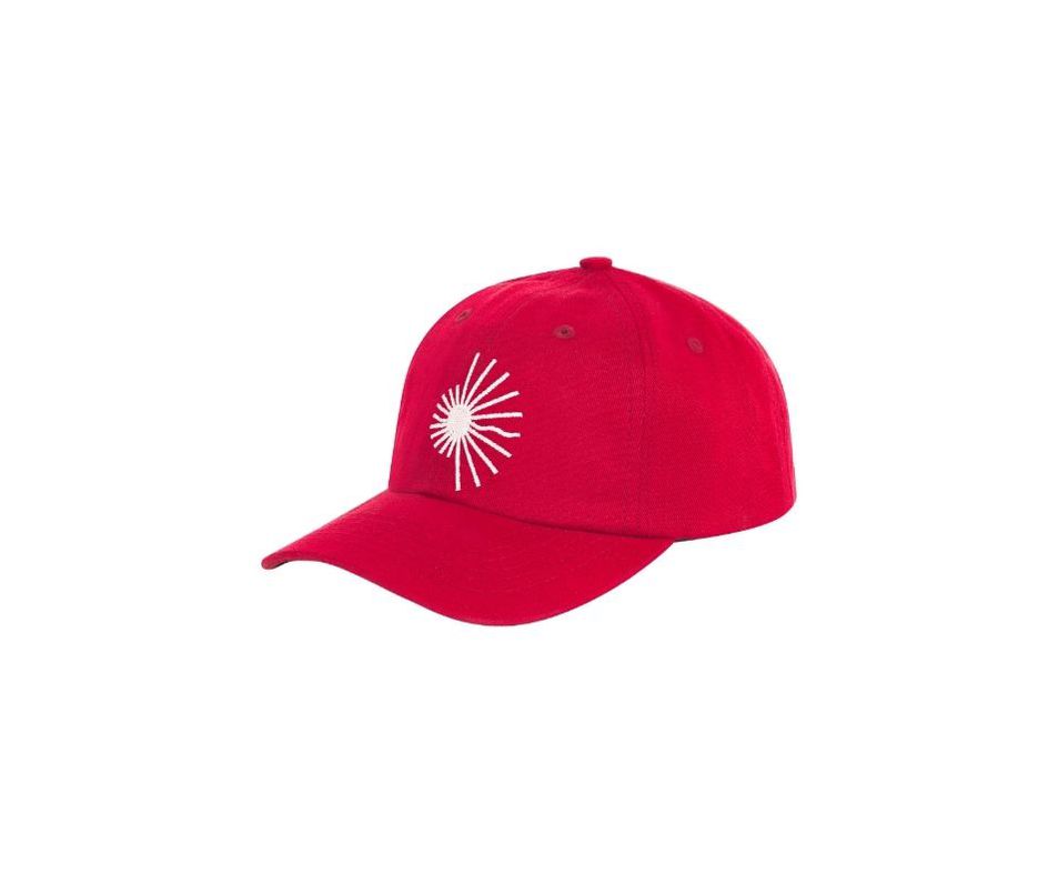 boné centelhas vermelho
