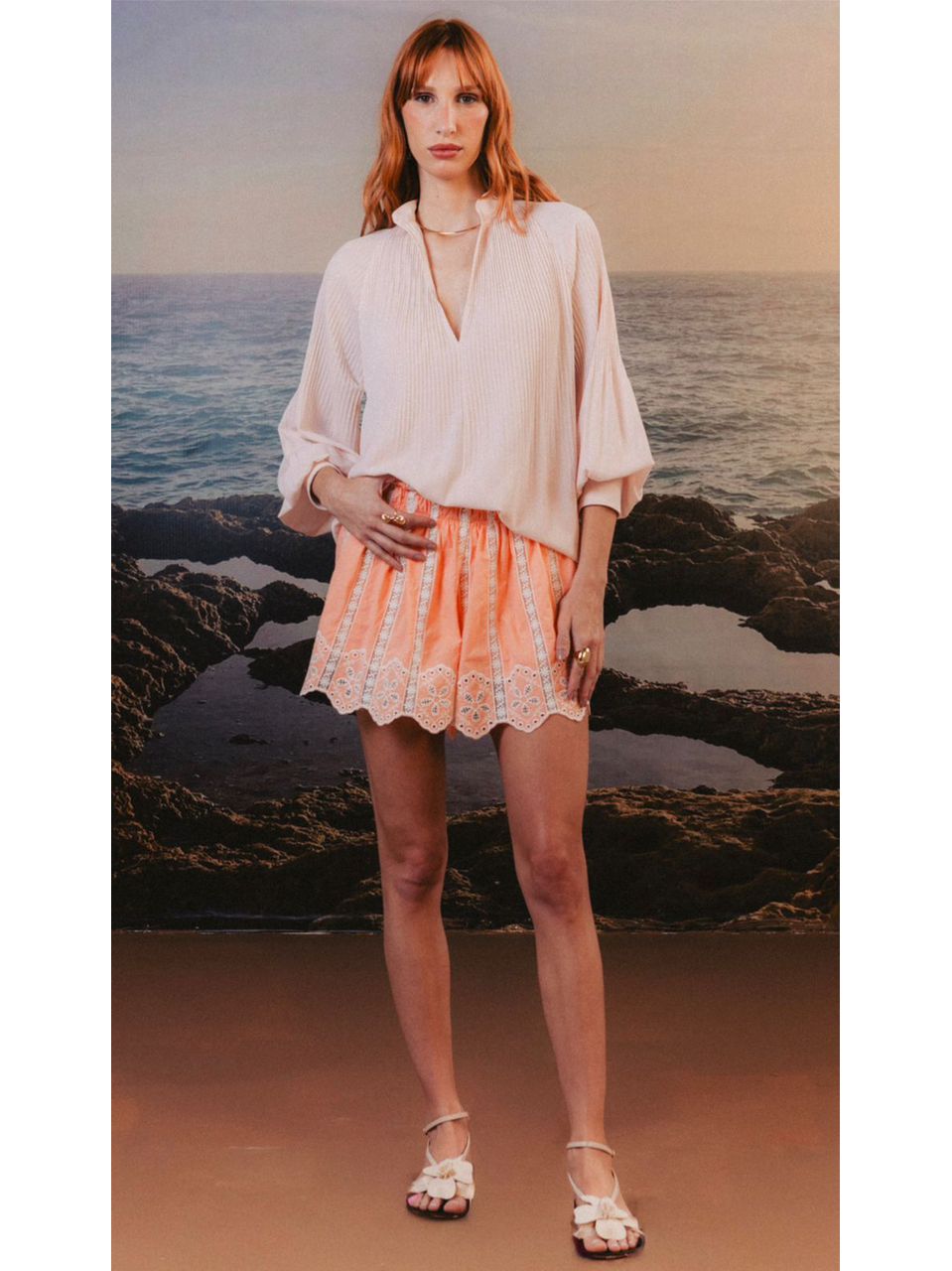 Camisa Bruna Rosa Aquarella