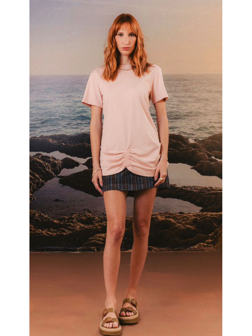 Camiseta Micaela Rosa Aquarella