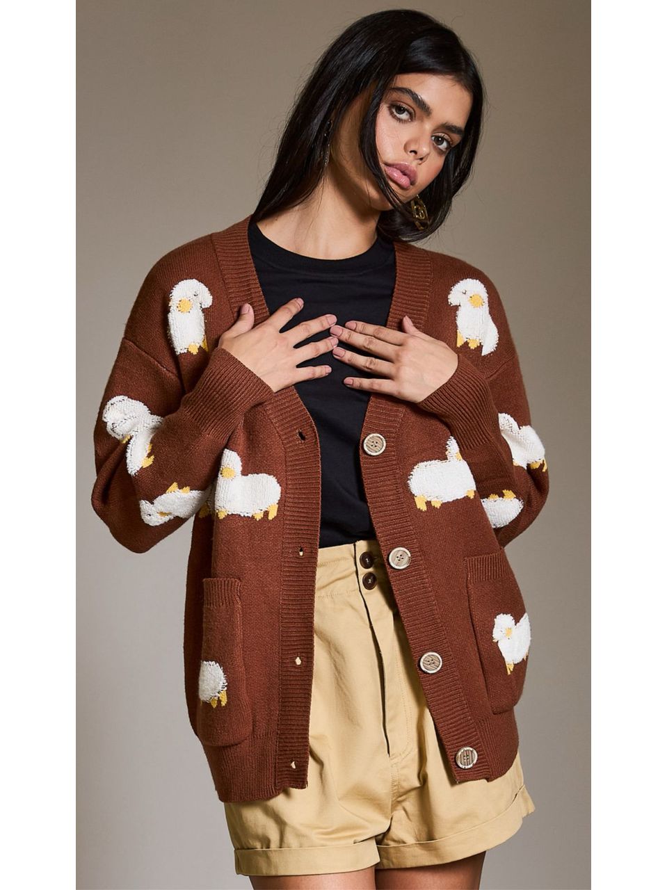 Cardigan Sophia Marrom