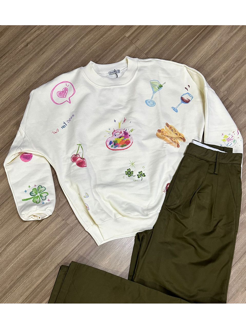 Blusa Moletom Flanelado Lorray - Aquarella