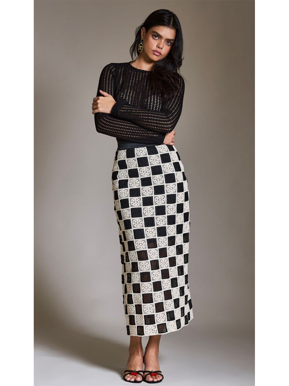 Saia Midi Tatiane Aquarella