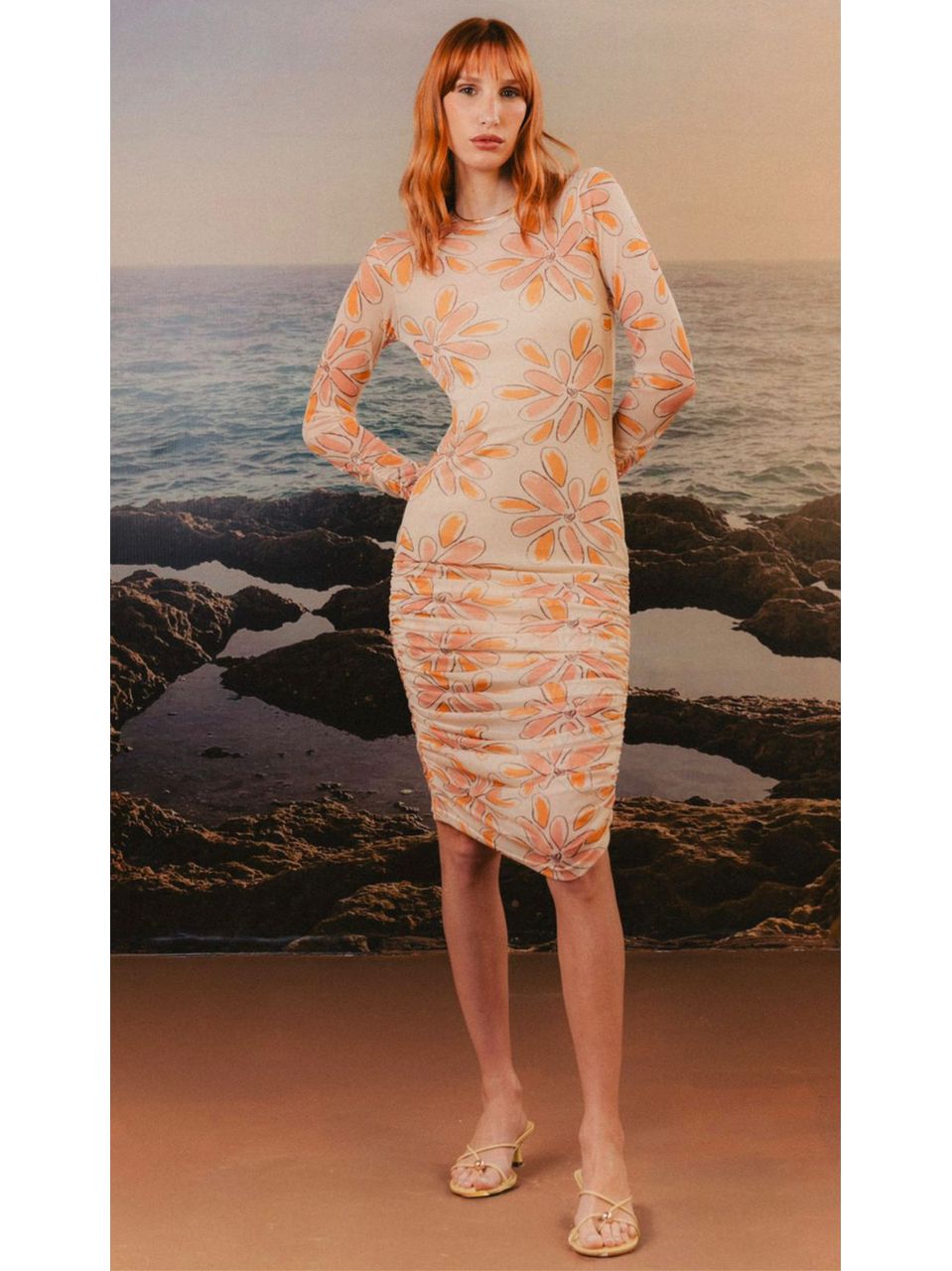 Vestido Valentina Estampa Flores Aquarella