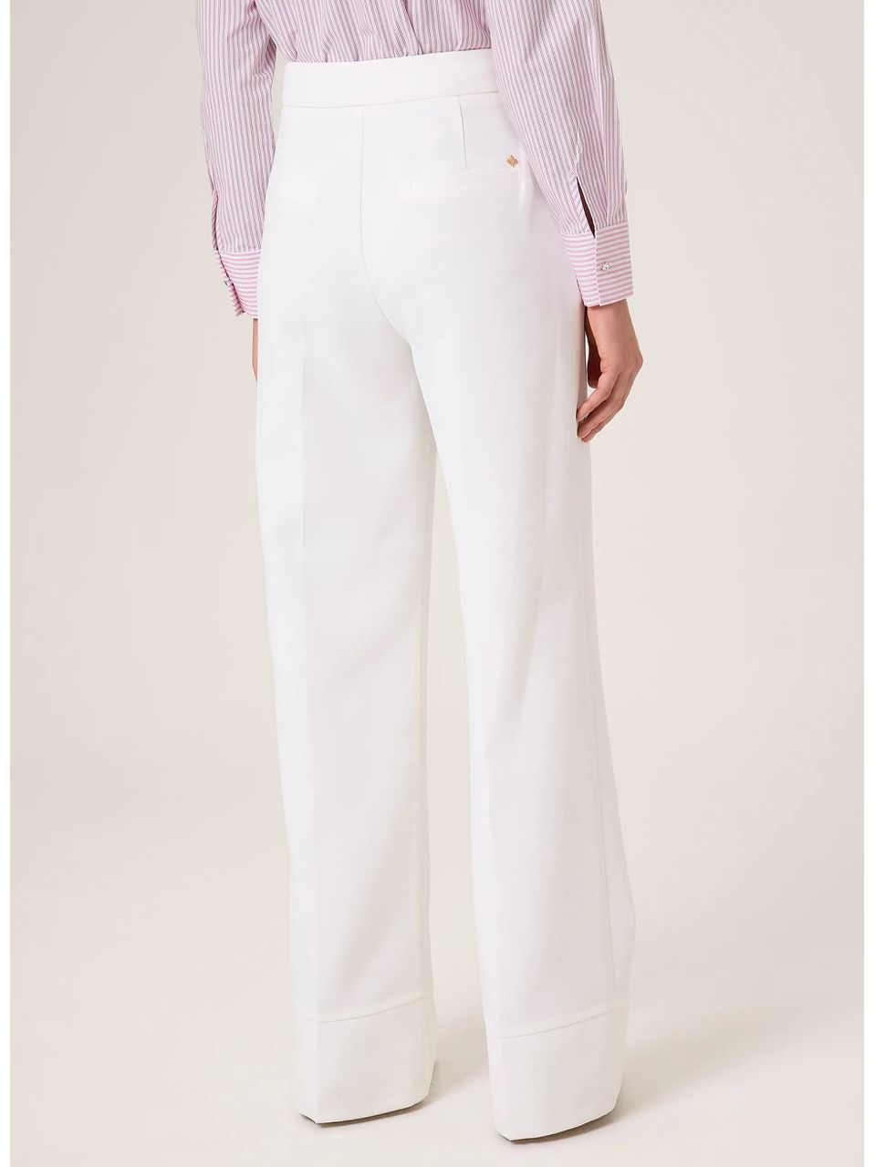 Calça Pantalona Crepe Dudalina Feminina