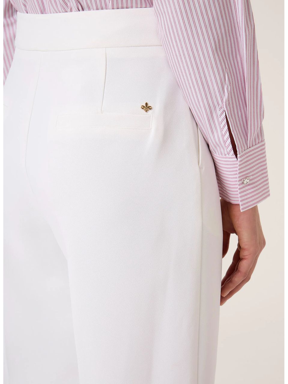 Calça Pantalona Crepe Dudalina Feminina