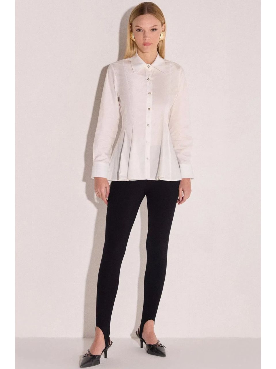 Legging Fusô em Malha Estruturada