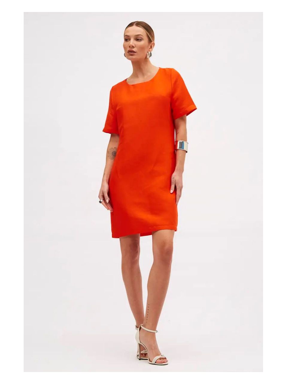 Vestido Sommer Curto Linho Preto