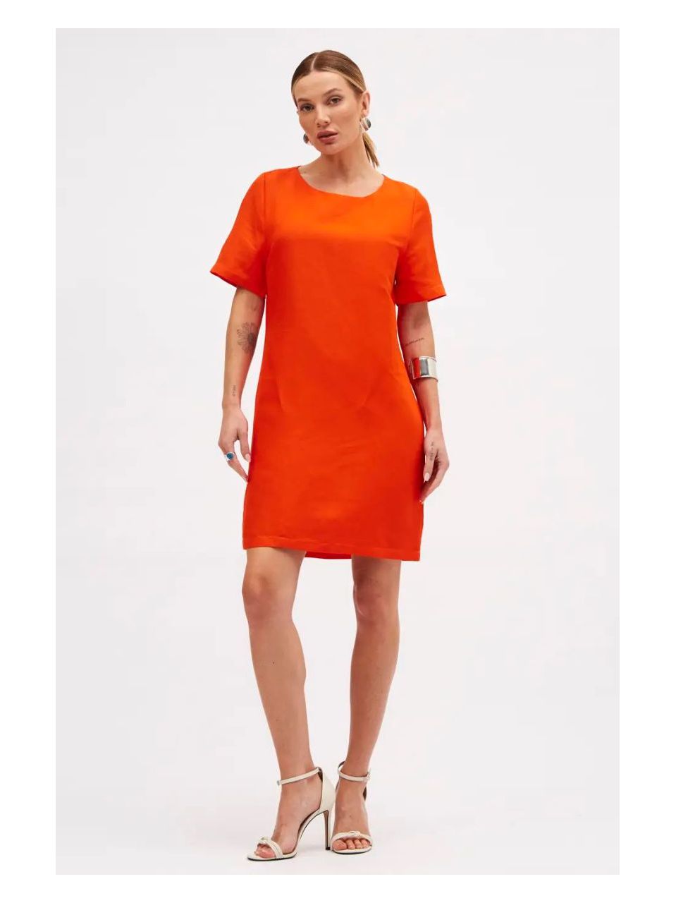 Vestido Sommer Curto Linho Preto
