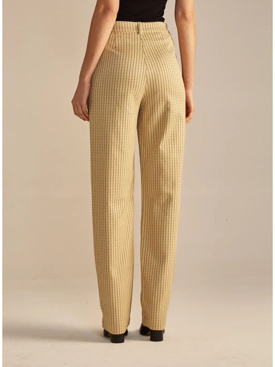 Calça Reta Listrada