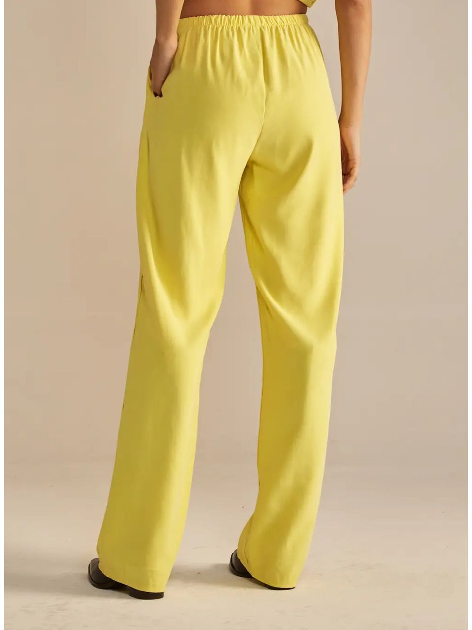 Calça Sommer Viscose Amarelo