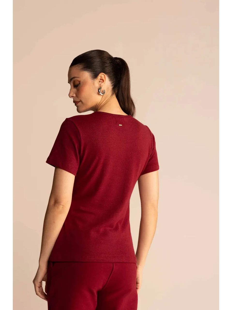 Camiseta Sommer Bordô Bloodstone