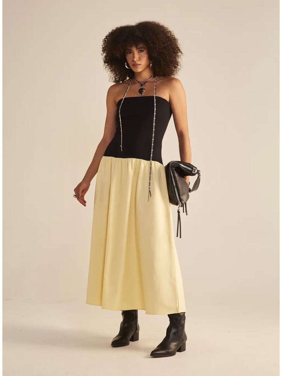 Vestido Midi Sem Alças Sommer