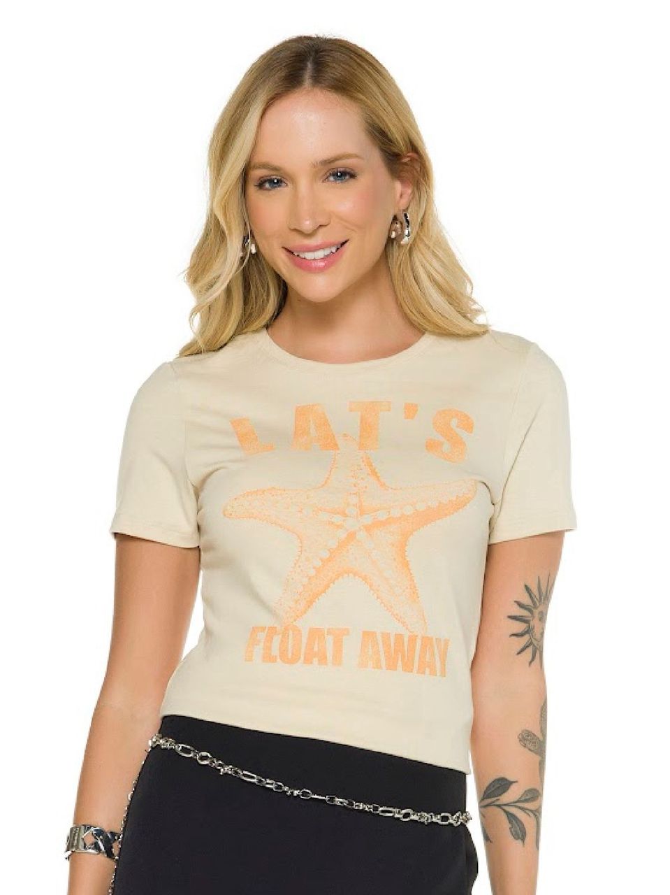 T-Shirt Algodão Lets Float Away