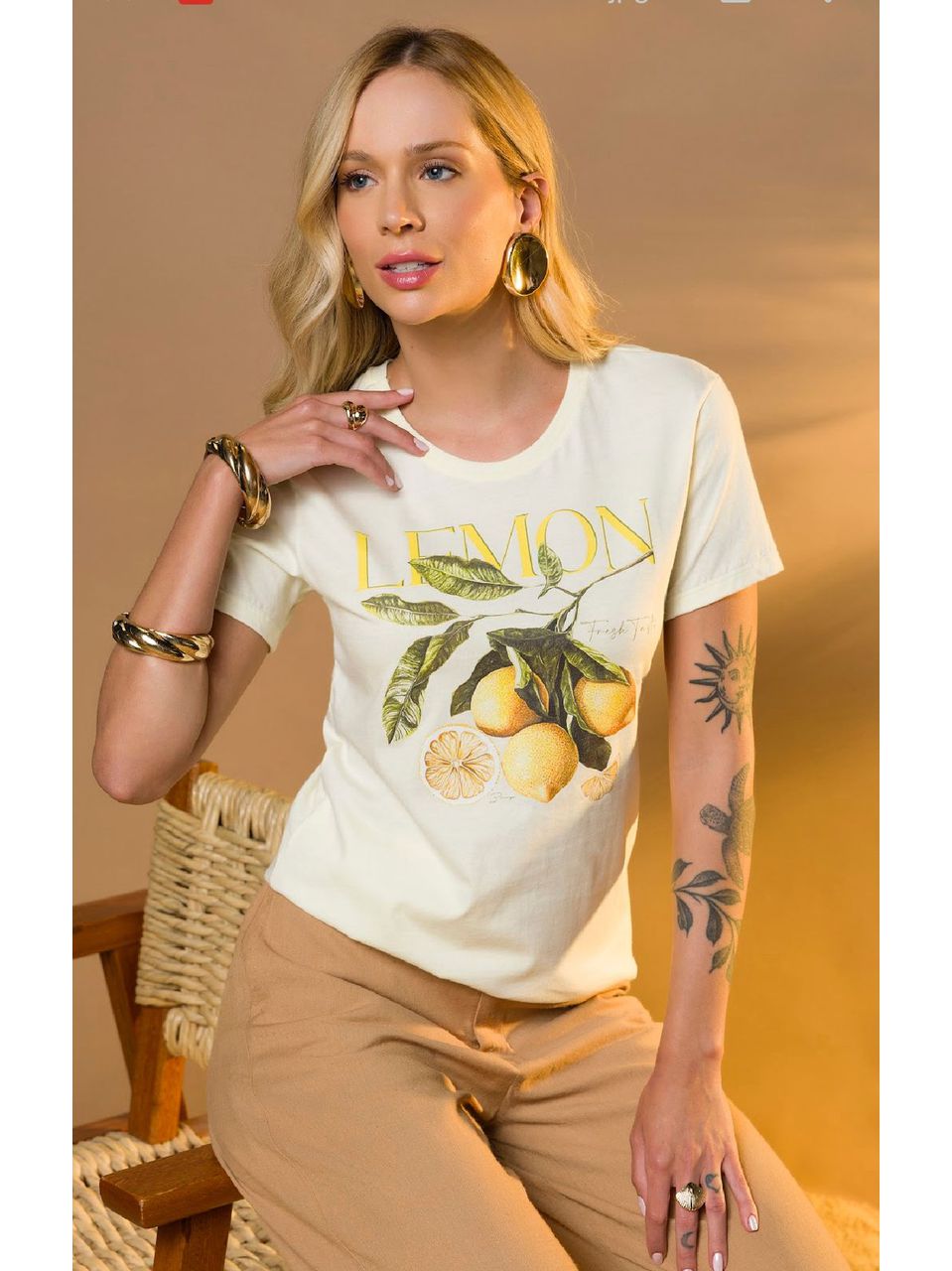 T-Shirt Algodão Lemon