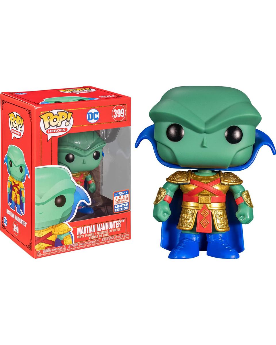 Funko Pop Martian Manhunter 399 - Martian (DC) - AMAZONITTA