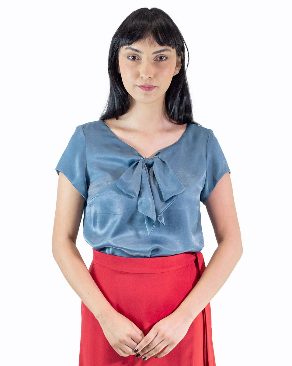 Blusa Philoméne Azul