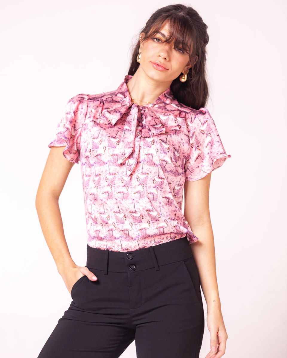 Blusa Laço Cisnes