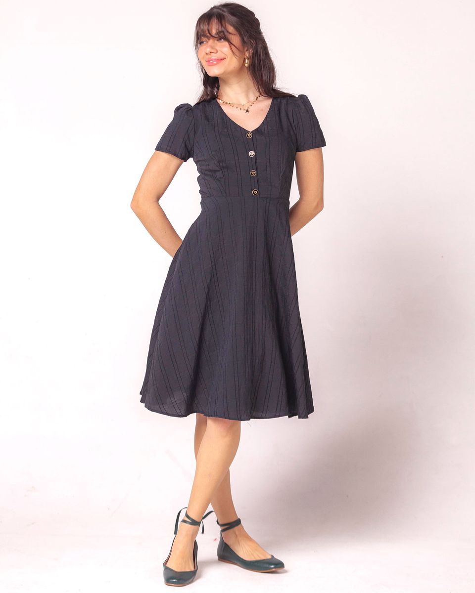 Vestido Espresso Preto 