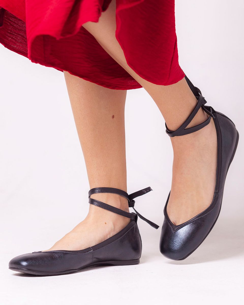 Sapatilha Ballerina Preta