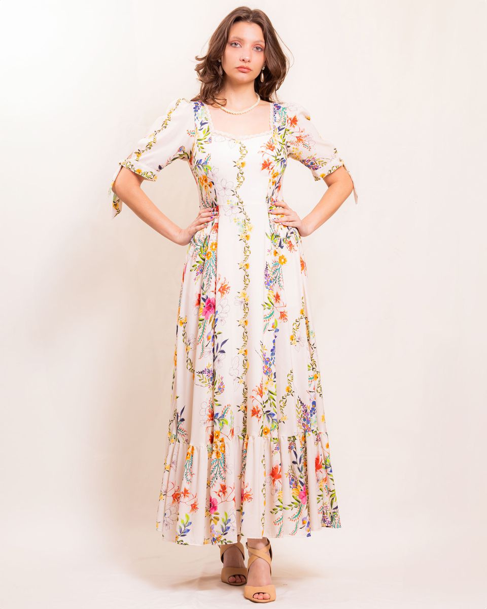 Vestido Jardim de Eleanor