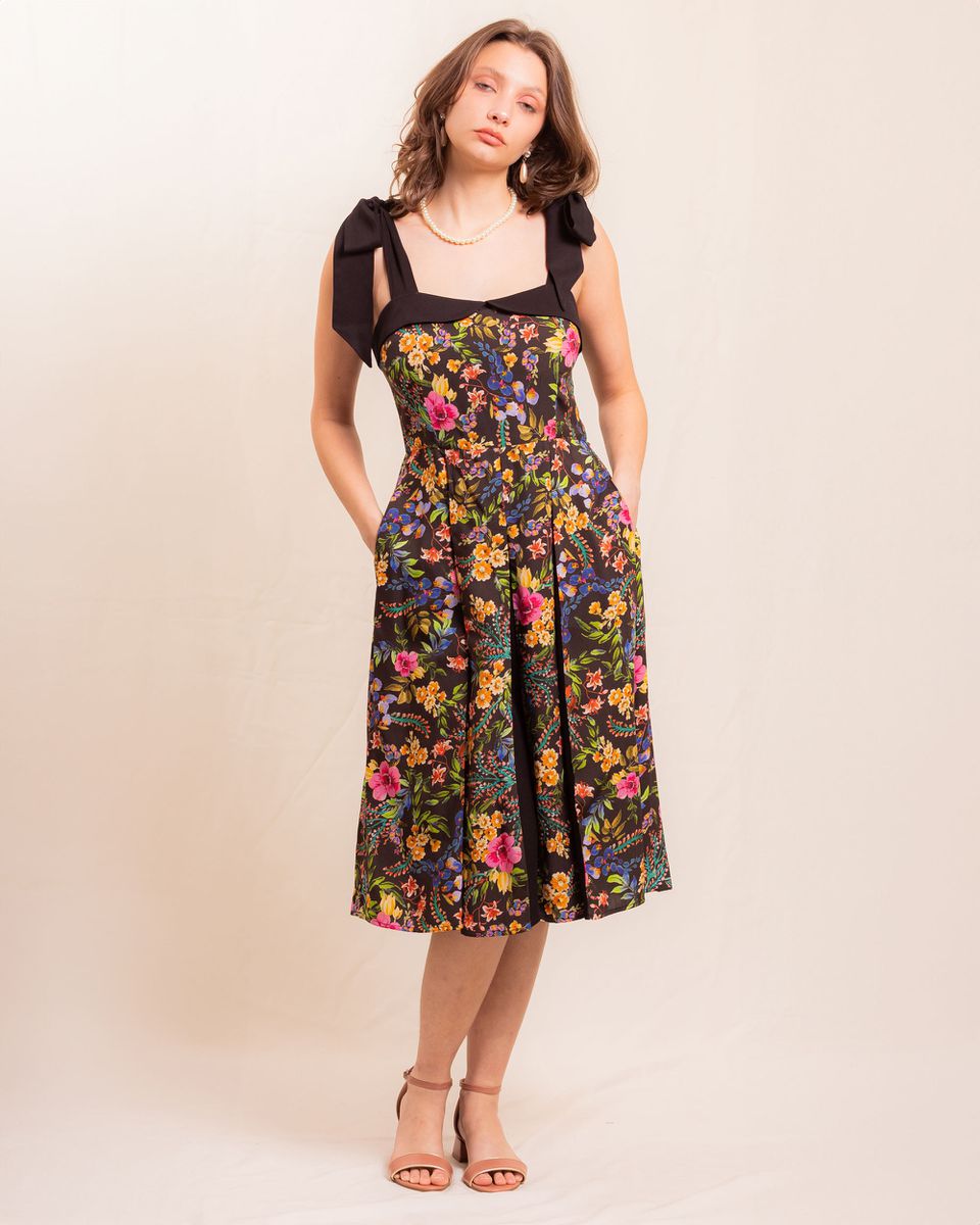 Vestido Encanto das Flores