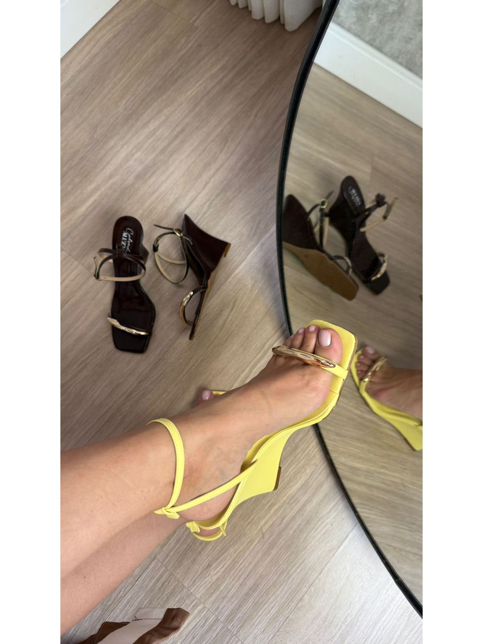 ANABELA IVONE AMARELO VANILLA - 1519 - ALUZZA CALÇADOS