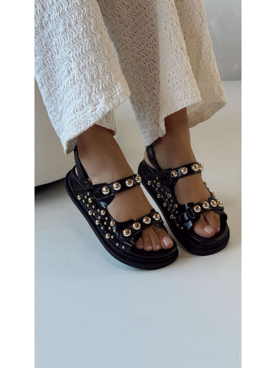 PAPETE HELENA PRETA - 1376 - ALUZZA CALÇADOS