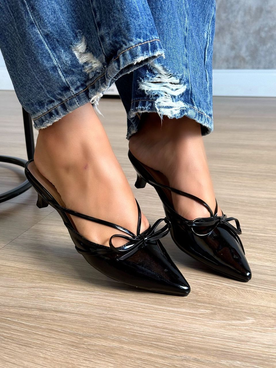 SCARPIN BETHÃNIA PRETO - 1367 - ALUZZA CALÇADOS