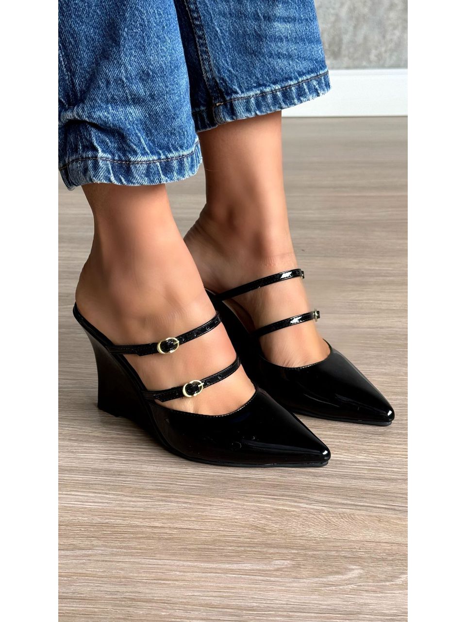 SCARPIN LUCIANA PRETO - 1333 - ALUZZA CALÇADOS