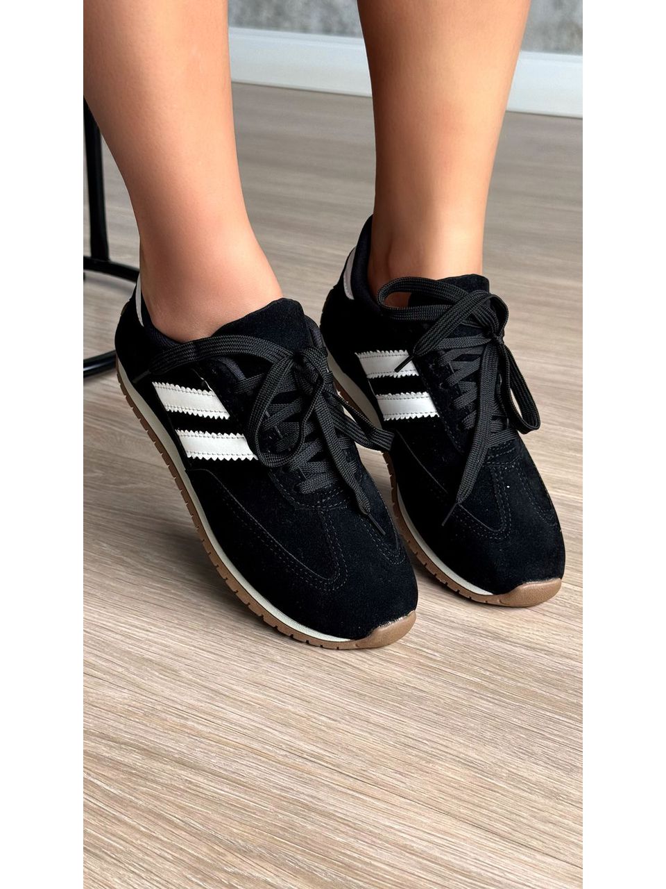 TÊNIS SL ALUZZA PRETO - 1361 - ALUZZA CALÇADOS