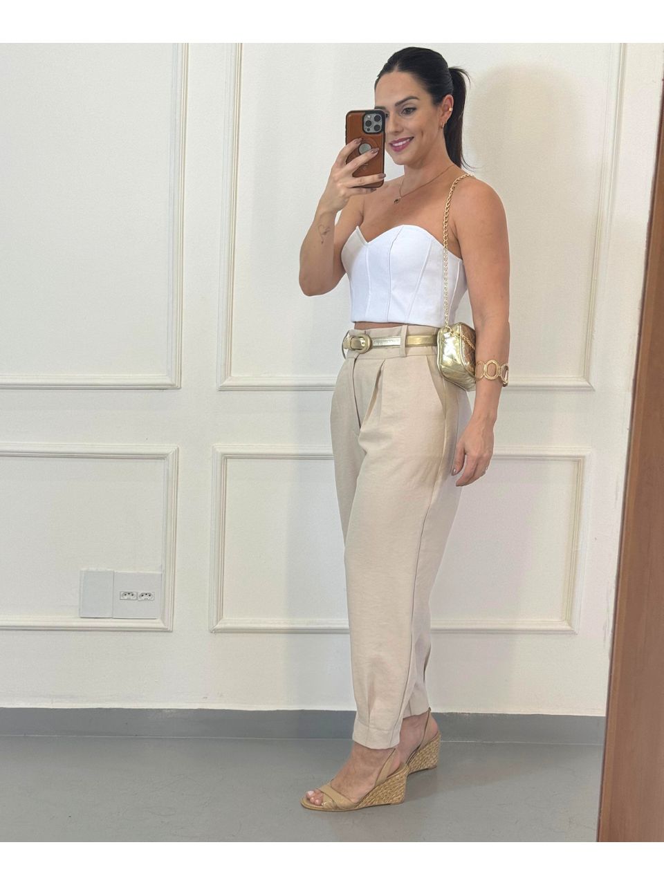 Corselet Courino Dubai Branco